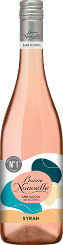  VIN SANS ALCOOL
SYRAH ROSÉ
BONNE NOUVELLE code EAN 3148592011862 