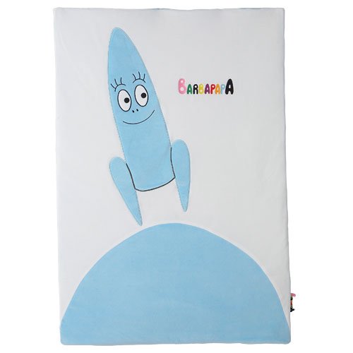 Barbapapa Edredon Couvre - Lit - Velours - Bleu...