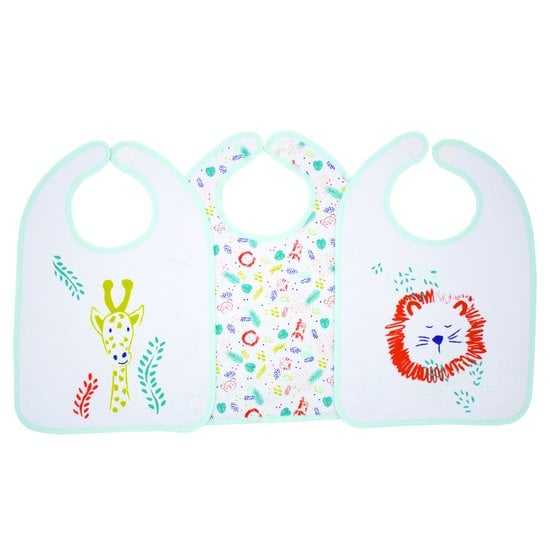 BabyCalin 3 bavoirs 1er age Multicolore 6 mois + 3148801035054 BabyCalin 3 bavoirs 1er age Multicolore 6 mois + 3148801035054