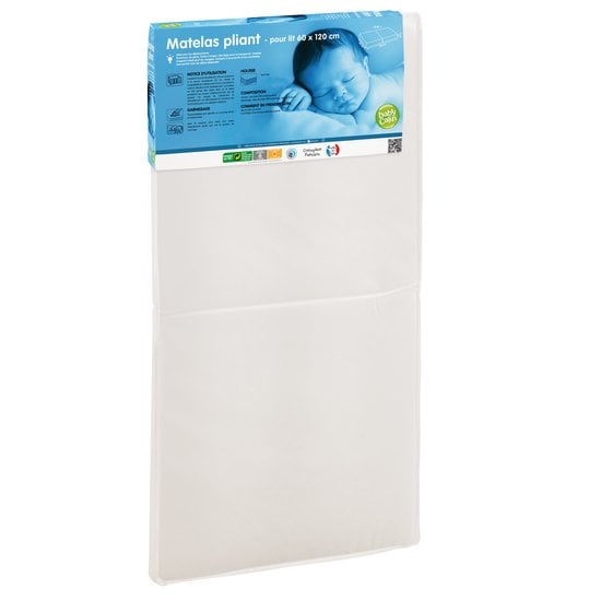  BabyCalin Matelas pliant déhoussable Blanc 60x120 cm code EAN 3148801040751 