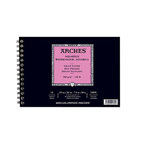 Aquarelle album spiralé 12 feuilles 300 g grain...