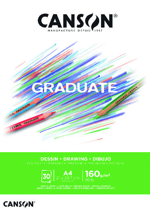 BLOC DE PAPIER CROQUIS GRADUATE 3148950021014 (3148950021014)