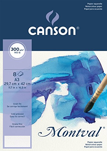 Pochette beaux arts papier aquarelle montval 8 ...