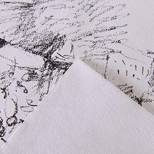 Bloc 50 feuilles papier à dessin 120 g grain lé...