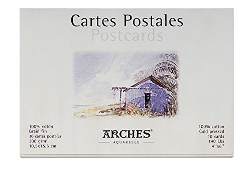 Aquarelle bloc carte postale 10 feuilles 300 g ...