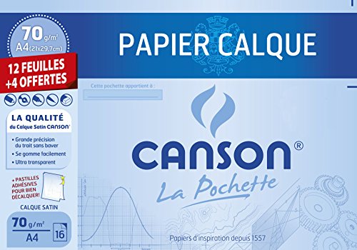 400022290 pochette papier calque 12 feuilles + ...