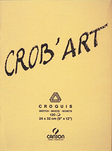 Crob'art bloc papier à dessin 120 feuilles 80 g...