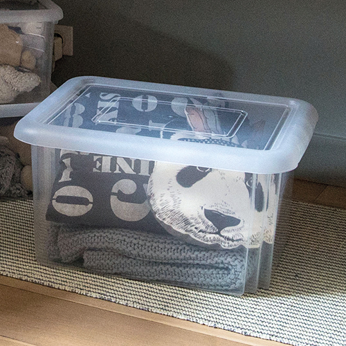 EDA BOÎTE DE RANGEMENT FUNNY BOX TRANSPARENT 18 L code EAN 3150887 