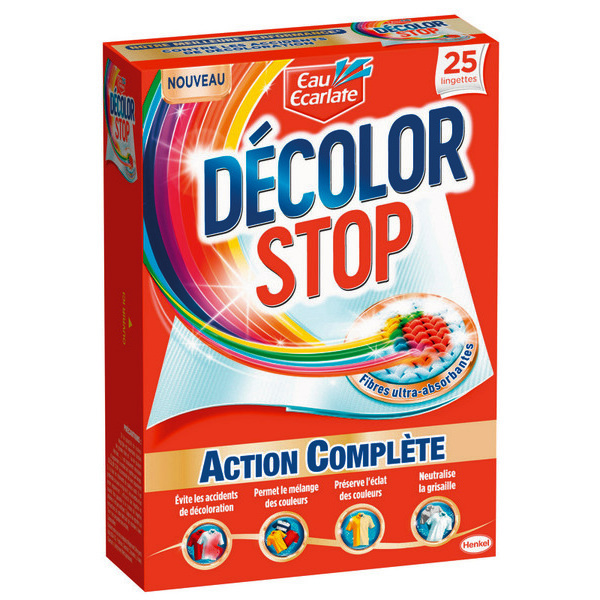 Lingettes Décolor Stop
