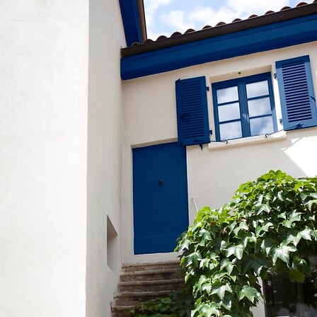 Peinture bois climats extremes - Bleu breton sa...