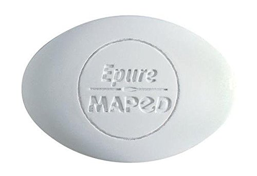 MAPED Gomme Epure, ovale, Blanche