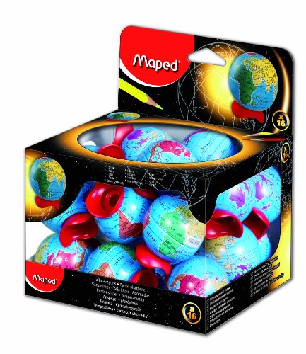 - ecriture - taille-crayons plastique globe, 1 ...