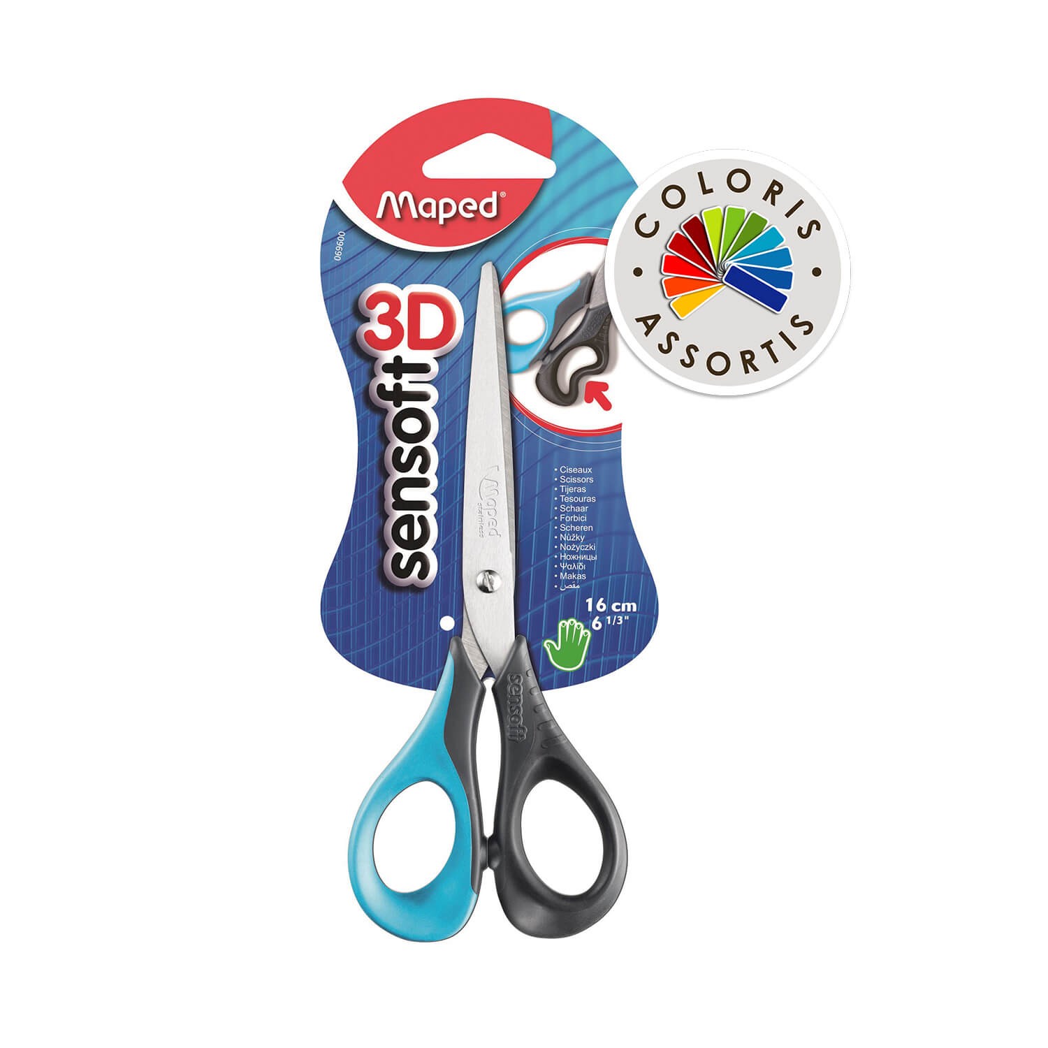 MAPED Ciseaux 16cm sensoft code EAN 3154140696009 