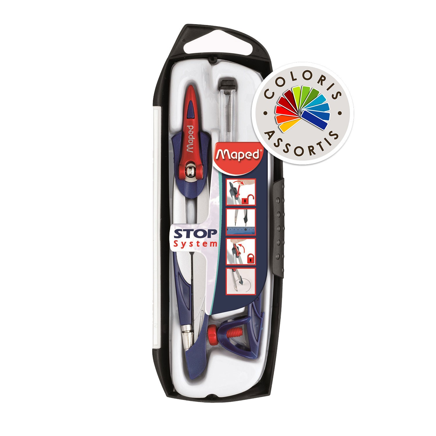 Compas coffret 3 pièces