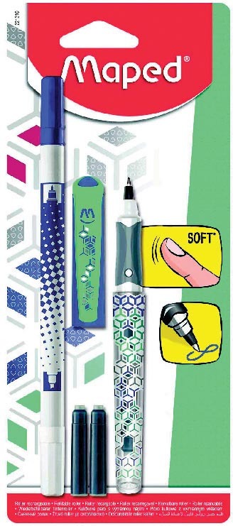 1 ROLLER + 2 CARTOUCHES + 1 EFFACEUR