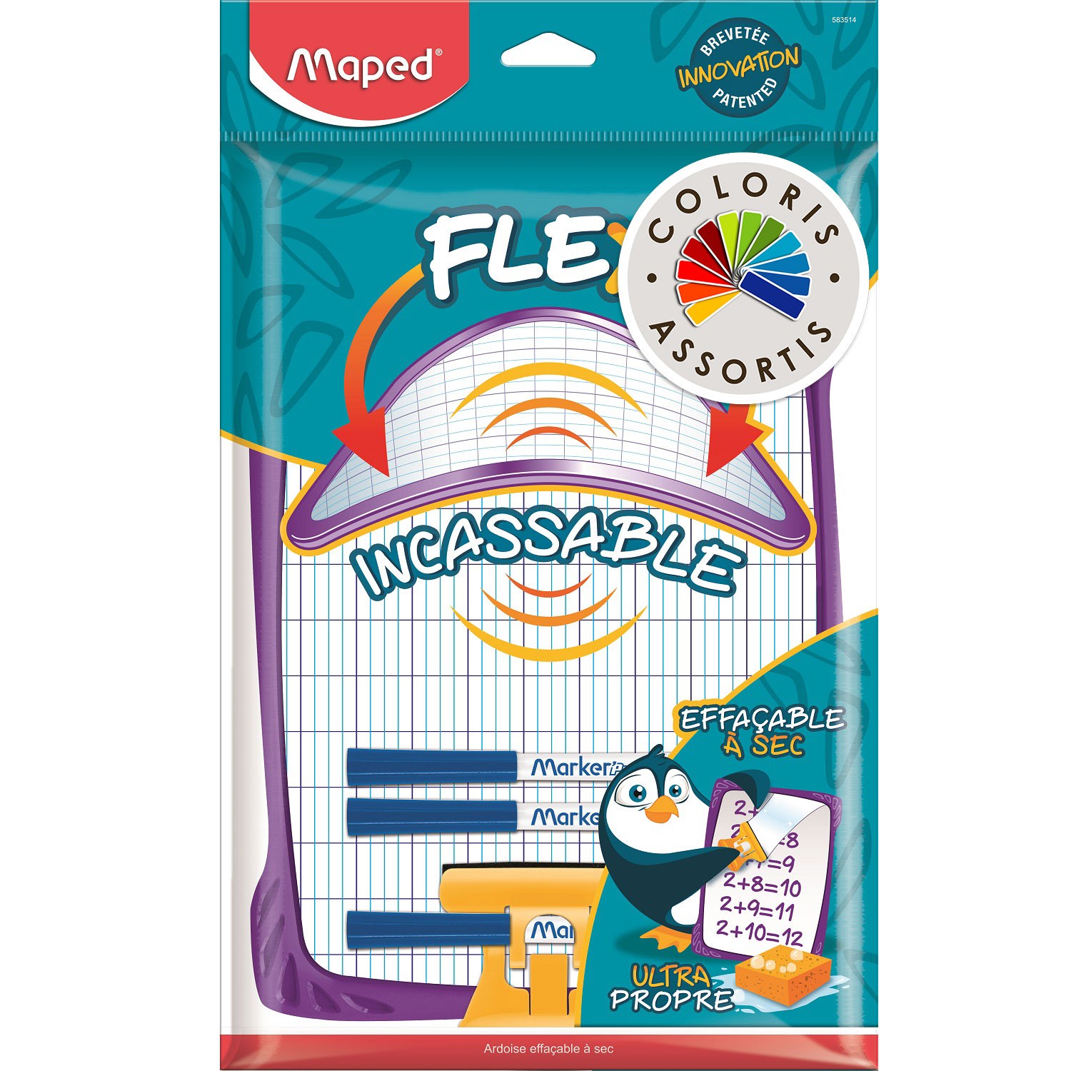 Ardoise blanche et accessoires MAPED