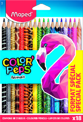18 CRAYONS DE COULEUR 
