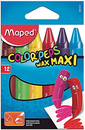 M861311 - color peps wax jumbo, 12 crayons cire