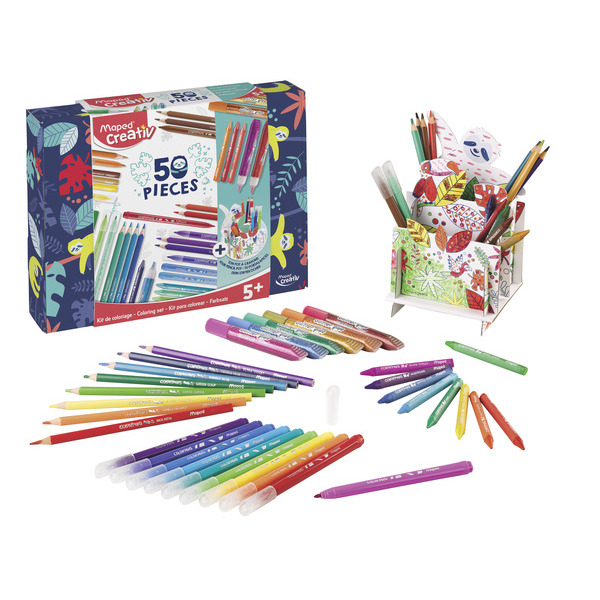 Kit multi-produits comprenant 50 outils de colo...