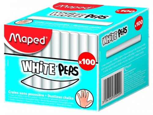 MAPED Boite de 100 Craies pour tableau WHITE PE...