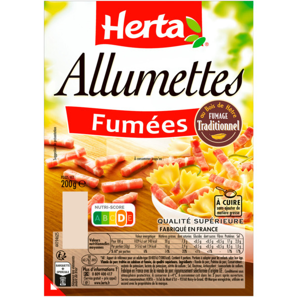 ALLUMETTES FUMÉES 
