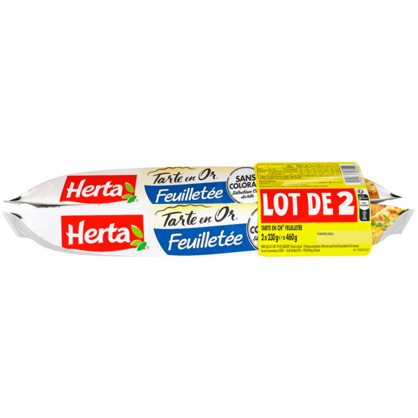  Tarte En Or Pâte Feuilletée Herta  code EAN 3154230806493 