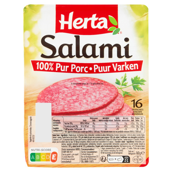  Salami Herta code EAN 3154230807261 