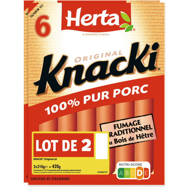 KNACKI ORIGINAL PUR PORC  
