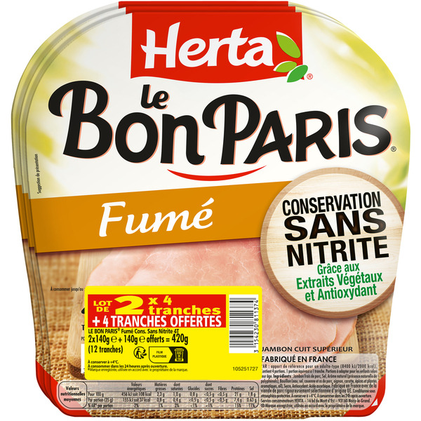 Jambon Le Bon Paris Fumé