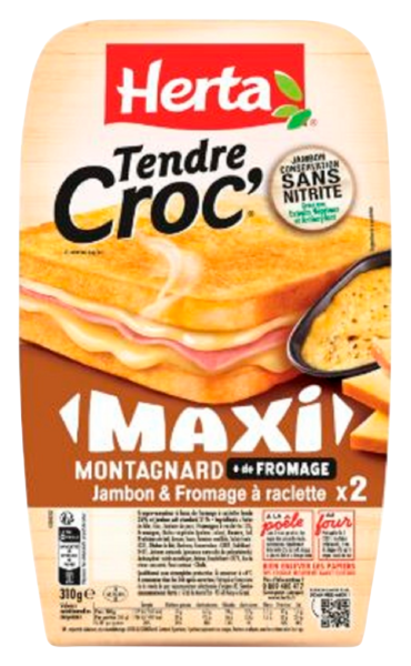  Croque-Monsieur Maxi Montagnard Herta code EAN 3154230815846 