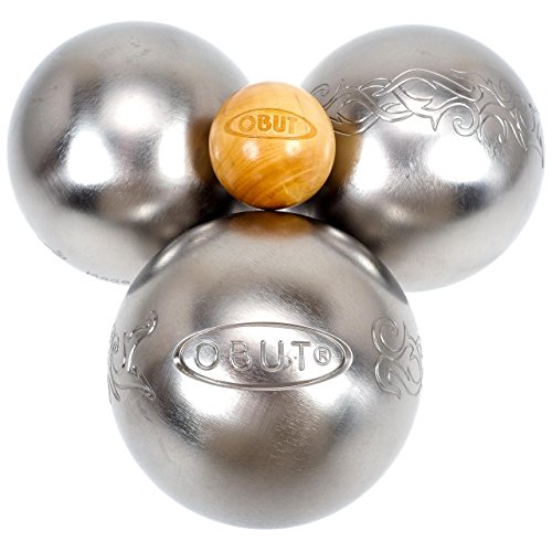 Loisir inox tatou, jeu de 3 boules