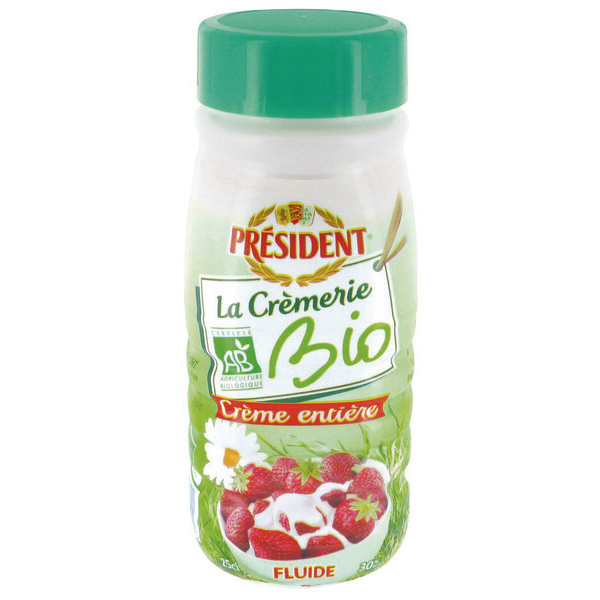 Crème entière U.H.T.
La Crèmerie Bio