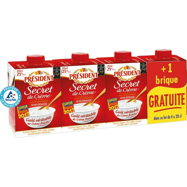 SECRET DE CRèME GASTRONOMIQUE SEMI-ÉPAISSE PRÉS...