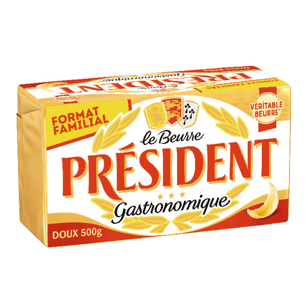 Beurre Gastronomique Président code EAN 3155251212980 