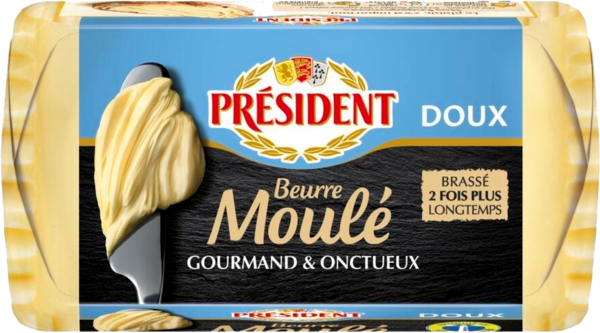  Beurre Doux Moulé Président code EAN 3155253022143 