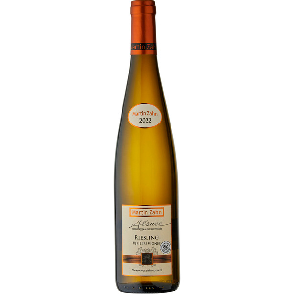 Alsace Riesling sec Martin Zahn "Vieilles Vignes" code EAN 3156090528256 
