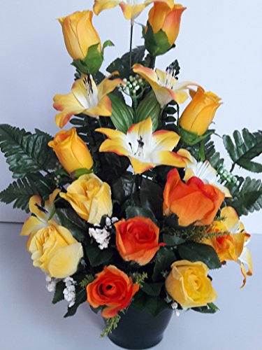 Composition de fleurs artificielles 