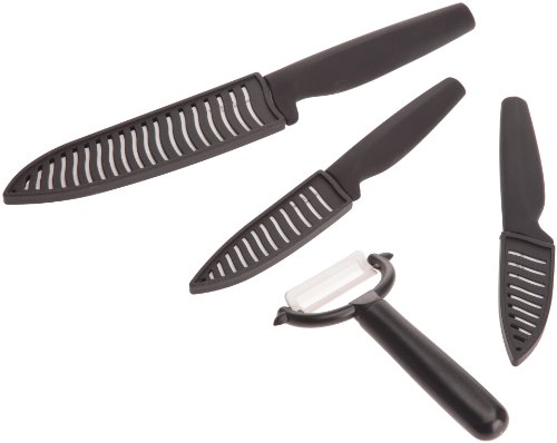 Pradel International Coffret de 7 pièces couteaux et ecumoire lames céramiques 3158071930430 (3158071930430)