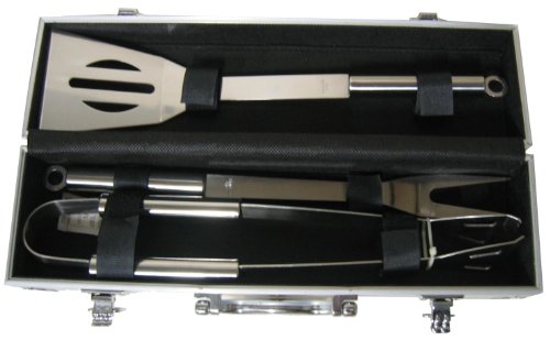 Wb109 valise métal barbecue: 1 spatule + 1 four...