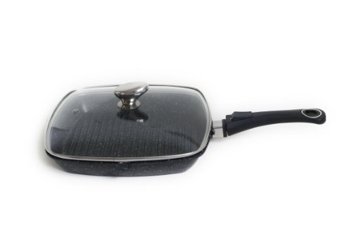 52383m poêle grill façon pierre avec couvercle ...