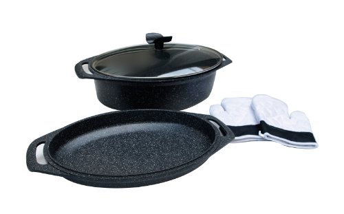 52801m cocotte ovale set de 3 pièces façon pier...