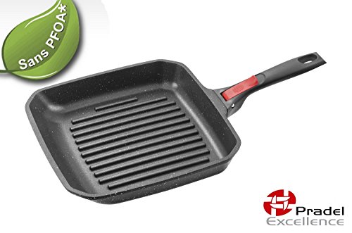 - 92382 m - poêle grill 26 cm + poignée amovibl...