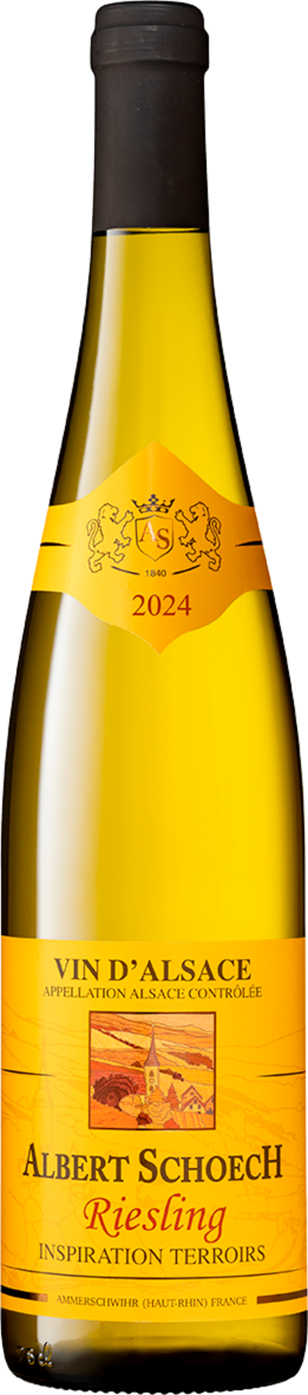 INSPIRATION TERROIRS ALBERT SCHOECH AOP ALSACE RIESLING  BLANC SEC  - ALBERT SCHOECH "INSPIRATION TERROIRS" 2024 code EAN 3158960002606 