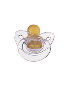 2 sucettes physio latex transparente taille 3