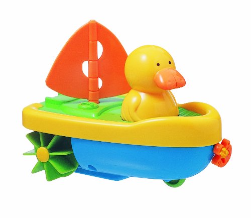Jouet de bain nageur à fil captain duck