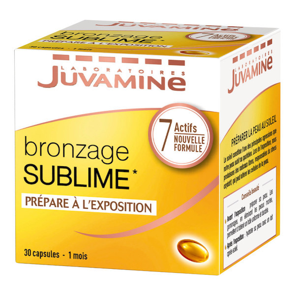juvamine Préparateur de bronzage code EAN 3160920671364 