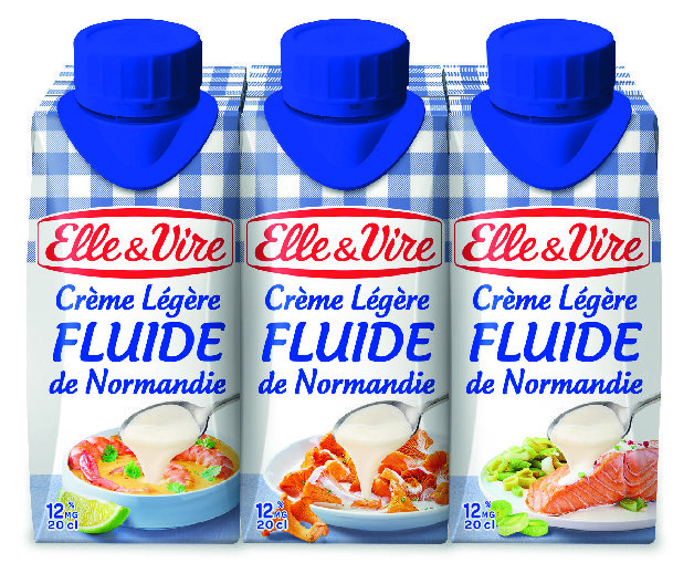 CRÈME LÉGÈRE FLUIDE DE NORMANDIE 12% MAT.GR*. “ELLE & VIRE” 3161910340130 (3161910340130)