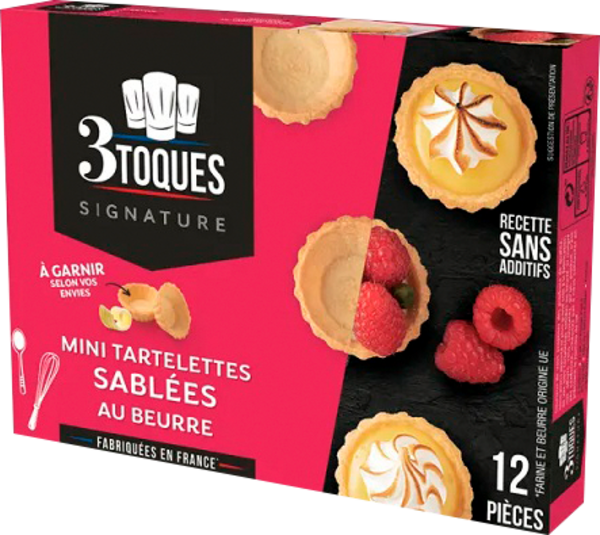  Mini Tartelettes Sablées Au Beurre 3 Toques code EAN 3162150030904 