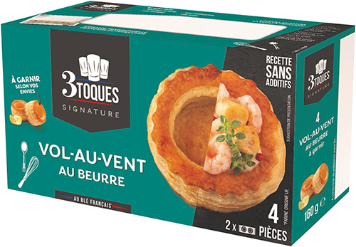 4 VOL-AU-VENT AU BEURRE À GARNIR