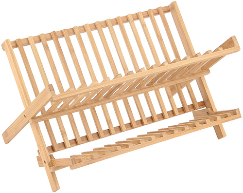  ÉGOUTTOIR VAISSELLE PLIABLE EN BAMBOU code EAN 3162450009136 